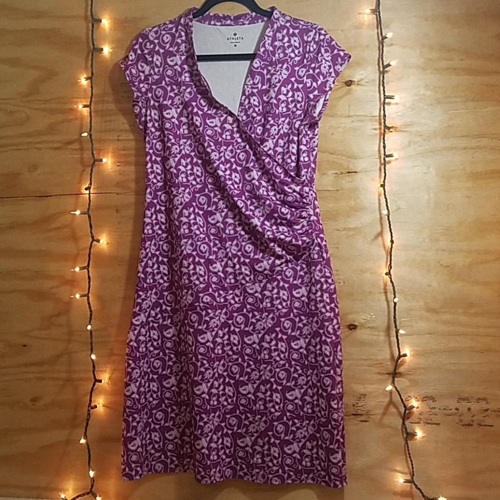 Athleta Faux-Wrap Dress
